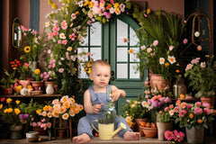 Abstract Flower Photography Backdrop Spring Floral Garden  Newborn Baby Shower Birthday Wedding Portrait Background Photo Studio